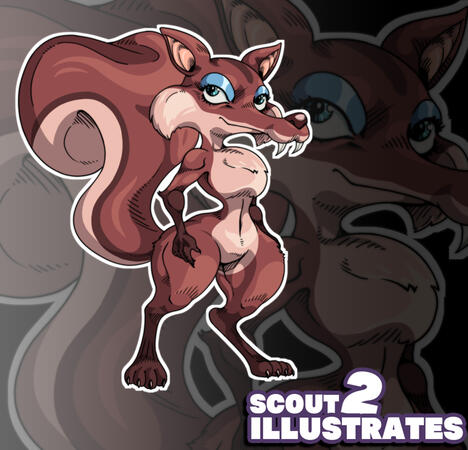 Anime styled Scratte